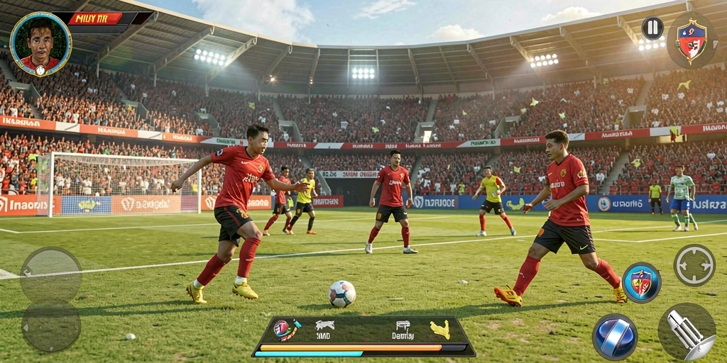 in22 - Karakter dengan desain unik di dalam game.